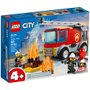LEGO 60280 CITY CAMINHAO DOS BOMBEIROS COM ESCADA 88PCS