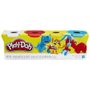 Massa de Modelar Play-Doh com 4 potes cores sortidas B5517 Hasbro