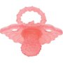 MORDEDOR TEXTURIZADO EM SILICONE CHUPETA AZUL/ROSA SORTIDO 7764 BUBA