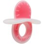 MORDEDOR TEXTURIZADO EM SILICONE - ROSA R.10682 BUBA
