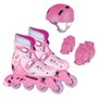 ROLLER PATINS AJUST.ROSA/LILAS COMP R.AD-01R